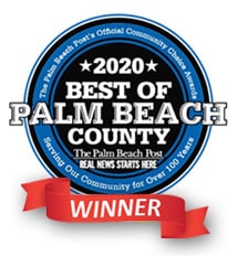Best Award Palm Beach County Winner Badge 2020